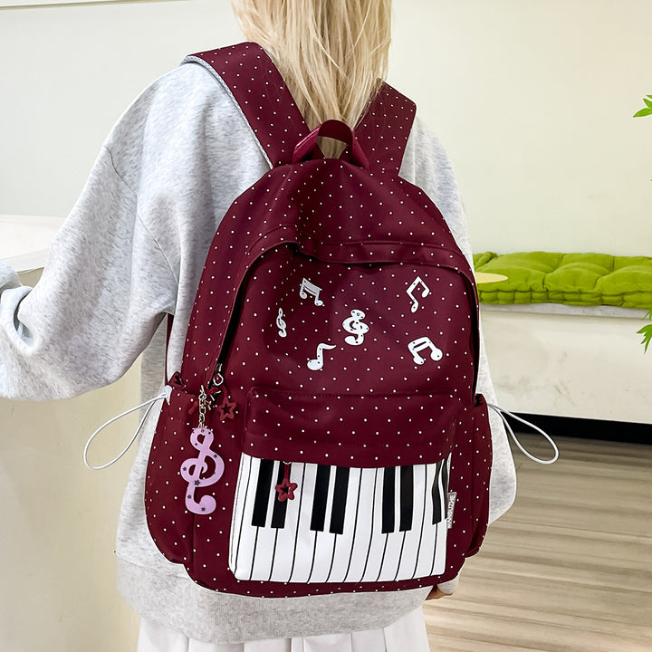 Musical-Themed Graphic Backpack Stornfield