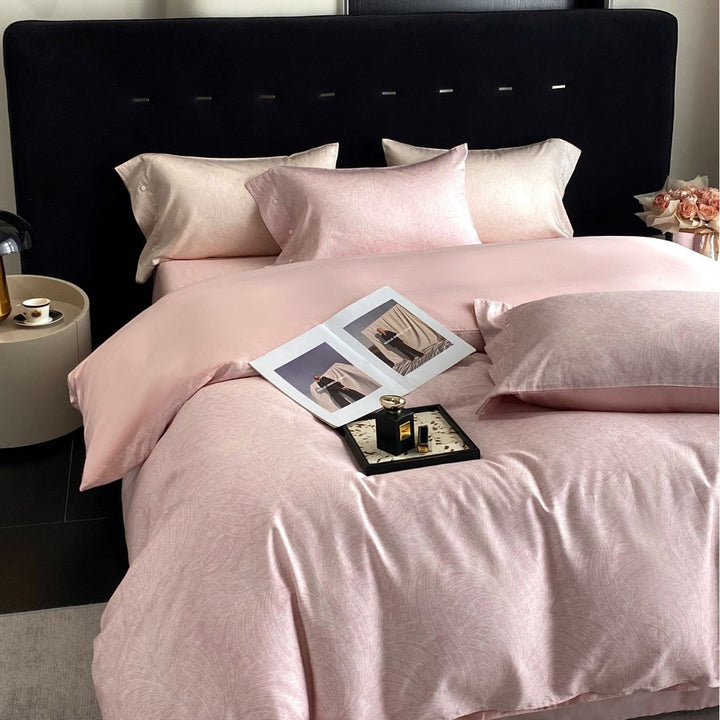 Luxury Reversible Paisley Cotton Sateen Duvet Cover Set