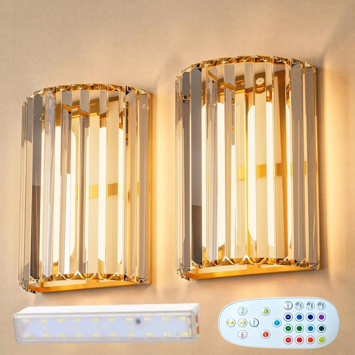 Elegant Crystal Wall Light