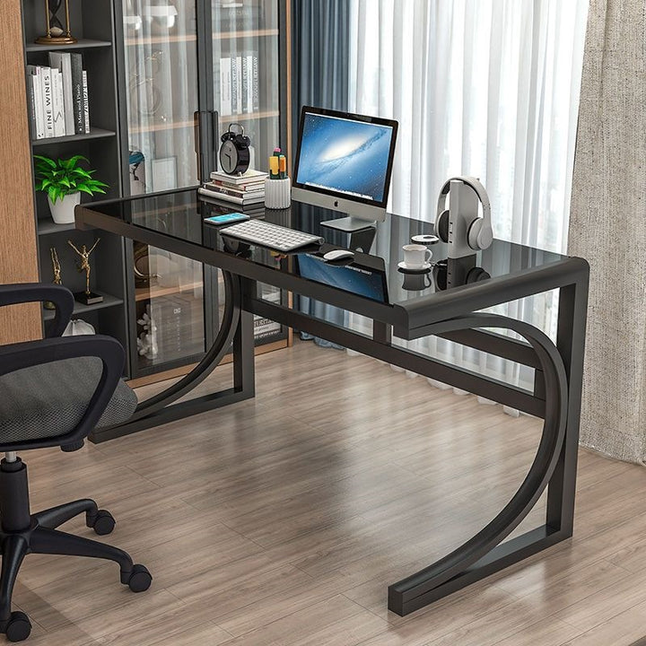 Modern Glass Desk Stornfield