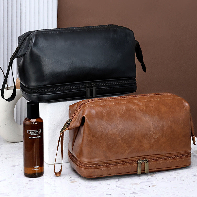 Cosmetic Transport Bag Made of High-Quality Synthetic Leather Stornfield