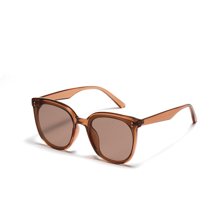 Women’s fashionable square sunglasses with high-quality transparent frame Stornfield