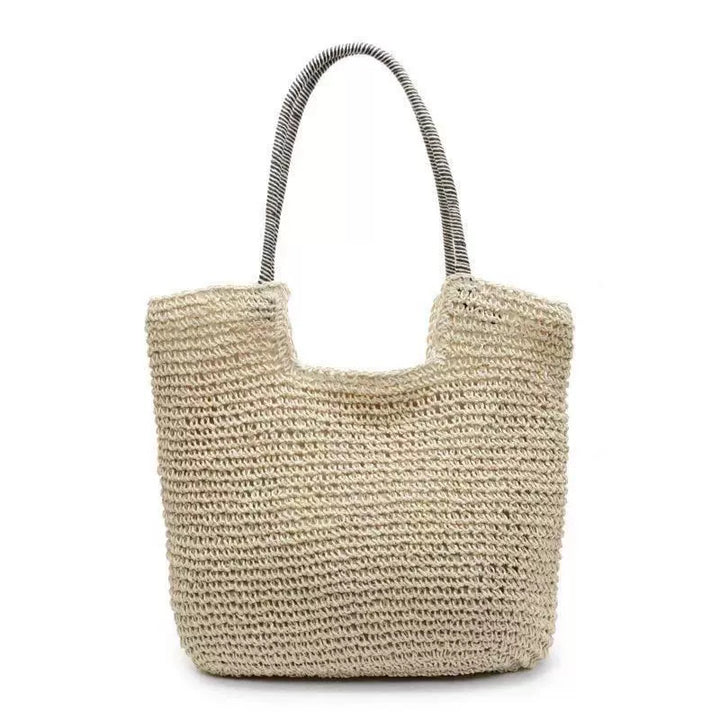 Hand-knotted tote bag with reinforced handles Stornfield