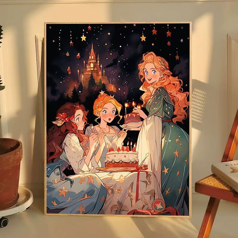 Enchanted Storybook Princess Wall Art Stornfield
