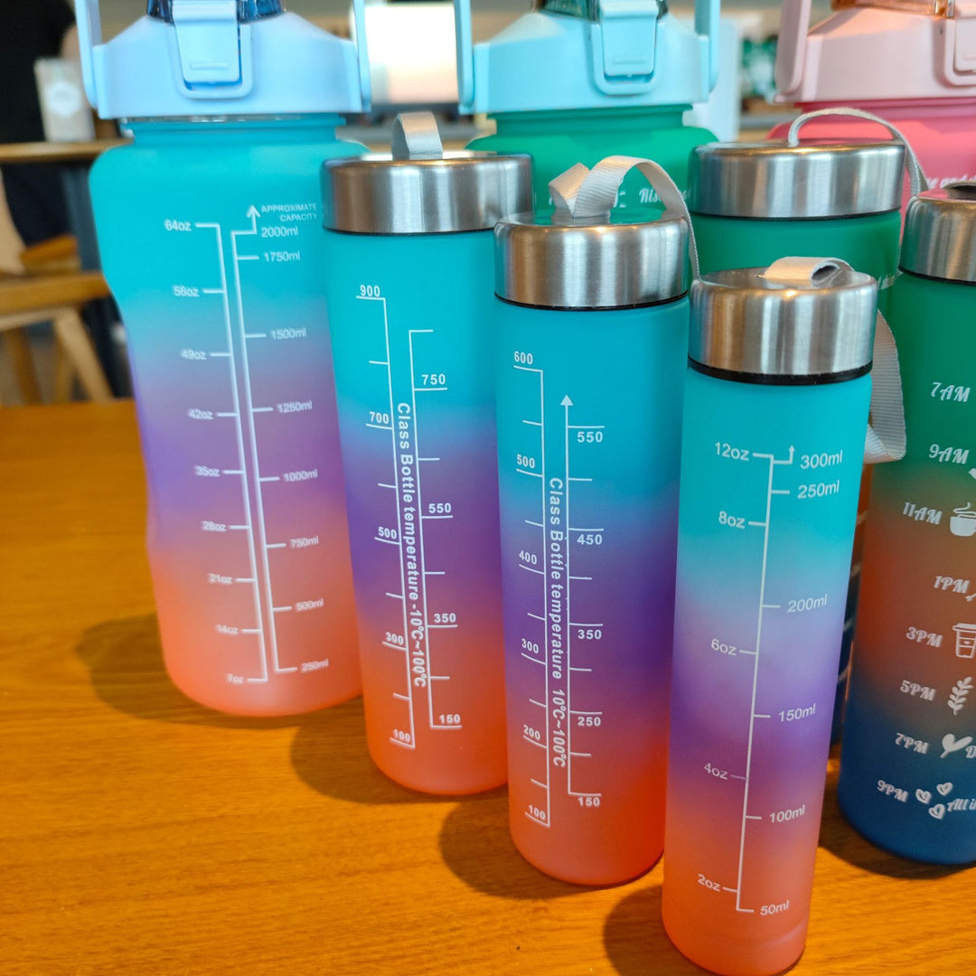 Ladies' Motivation Water Bottle with Time Scale and Ergonomic Design Stornfield