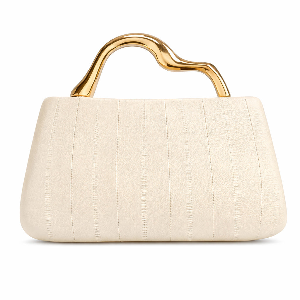 Structured Leather Handbag