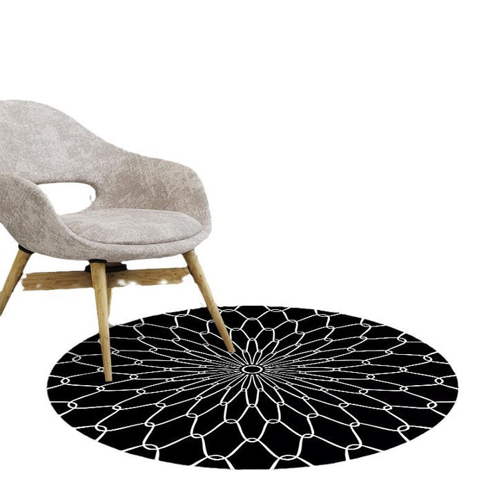 Floral Patterned Round Area Rug Stornfield