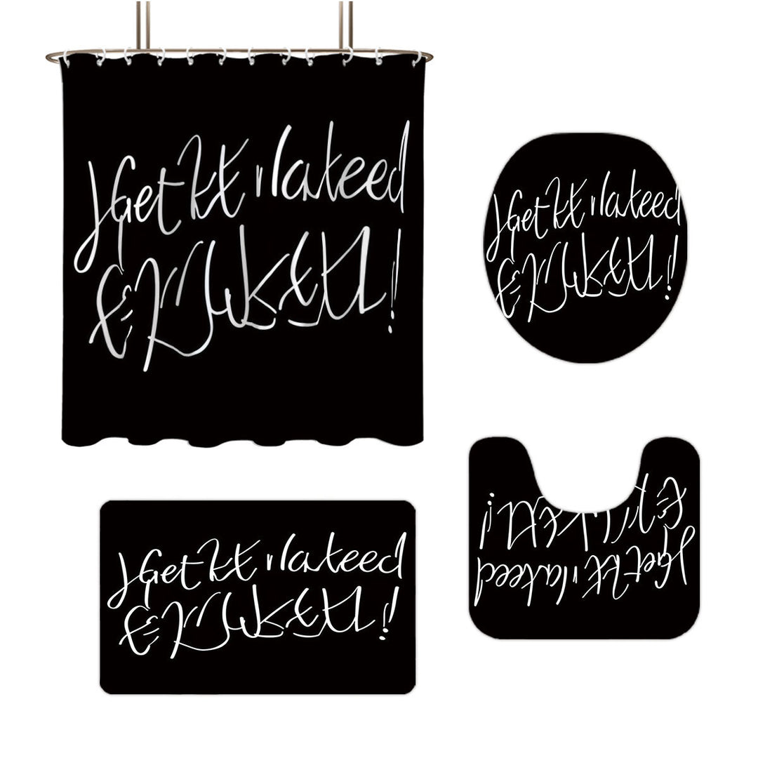 Bathroom Rules Digital Bathroom Décor Set Stornfield