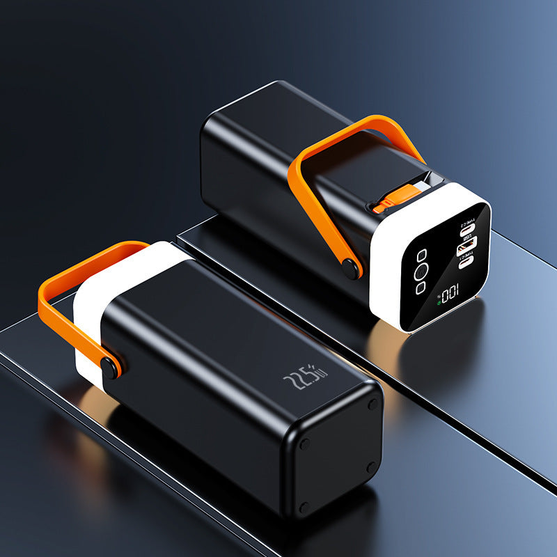 Portable power bank with intelligent charging concept and digital capacity display Stornfield