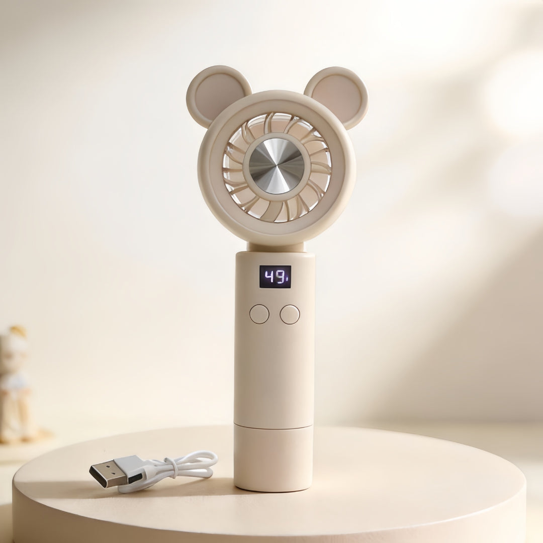 Women's Portable Hand Fan with Innovative Design Stornfield