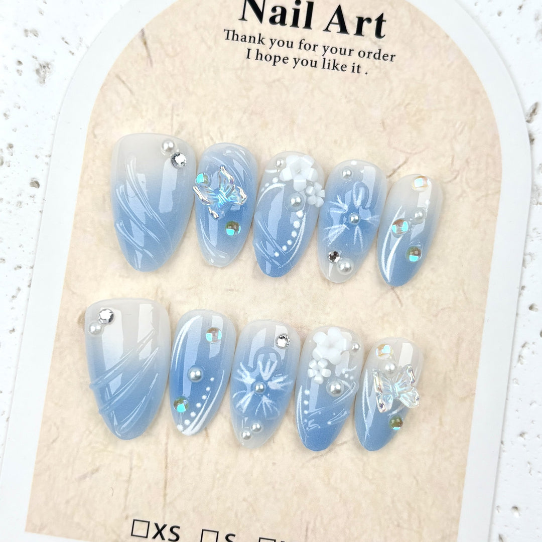 Elegant Press-On Nail Art Collection