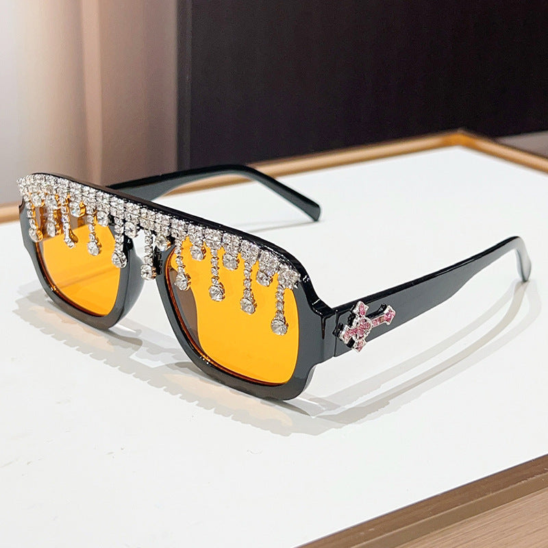 Glamorous Crystal-Embellished Sunglasses Stornfield