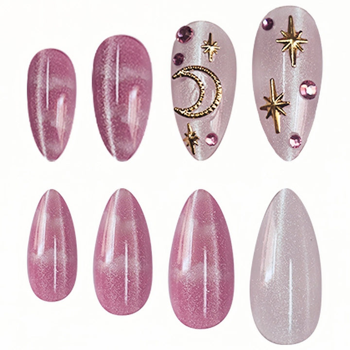 Decorative Thematic Press-On Nail Art Extensions Stornfield