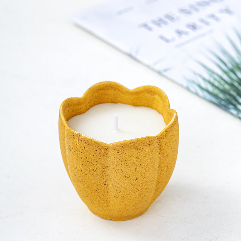 Decorative Organic Ceramic Candle Holder Stornfeild
