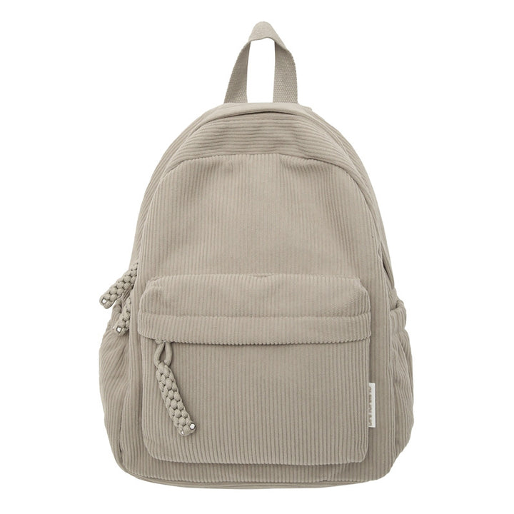 Corduroy Textured Mini School Backpack Stornfield