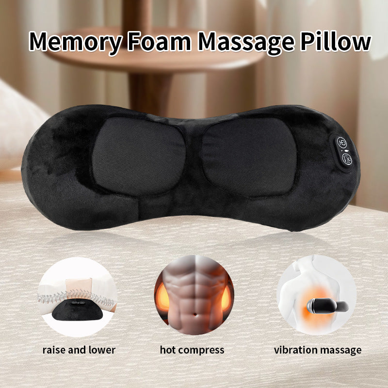 Ergonomic Heating and Massage Pillow Stornfield