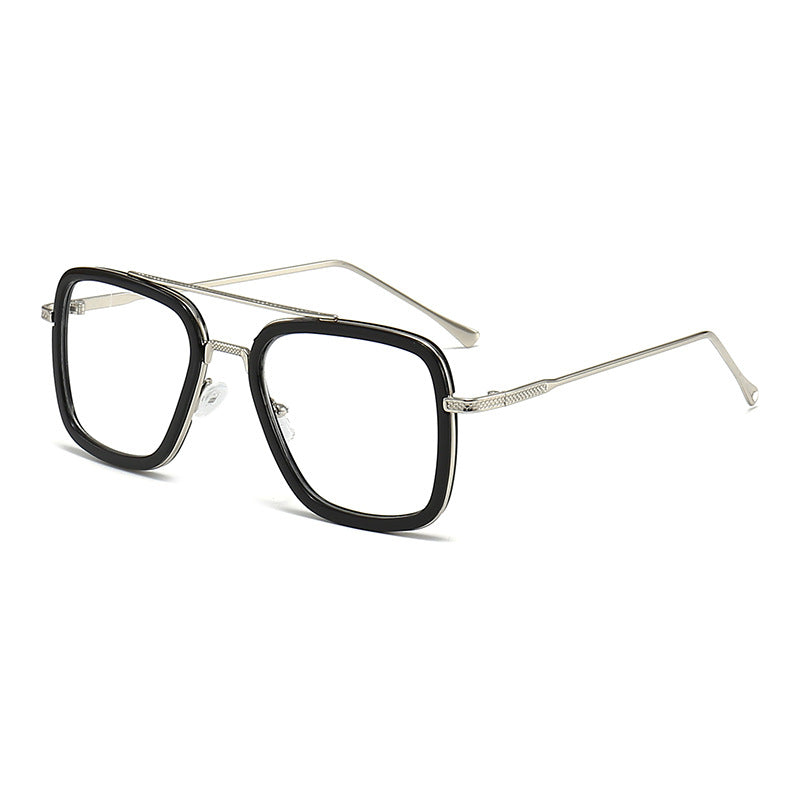 Women's fashionable square sunglasses with glamorous metal frame Stornfield