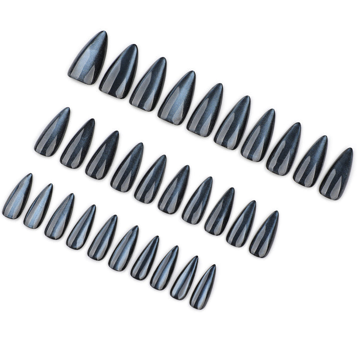Artificial nail extensions with elegant ombre effects Stornfield