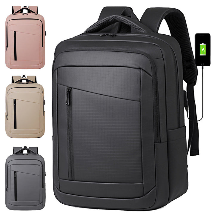 Backpack with Expandable Compartment System and Breathable Back Stornfield