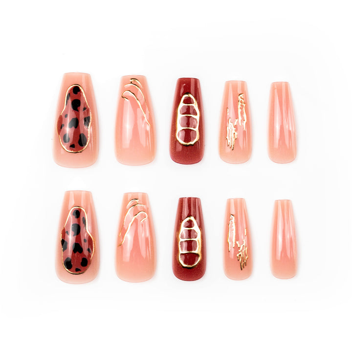 Luxury Decorative Press-On Nail Set