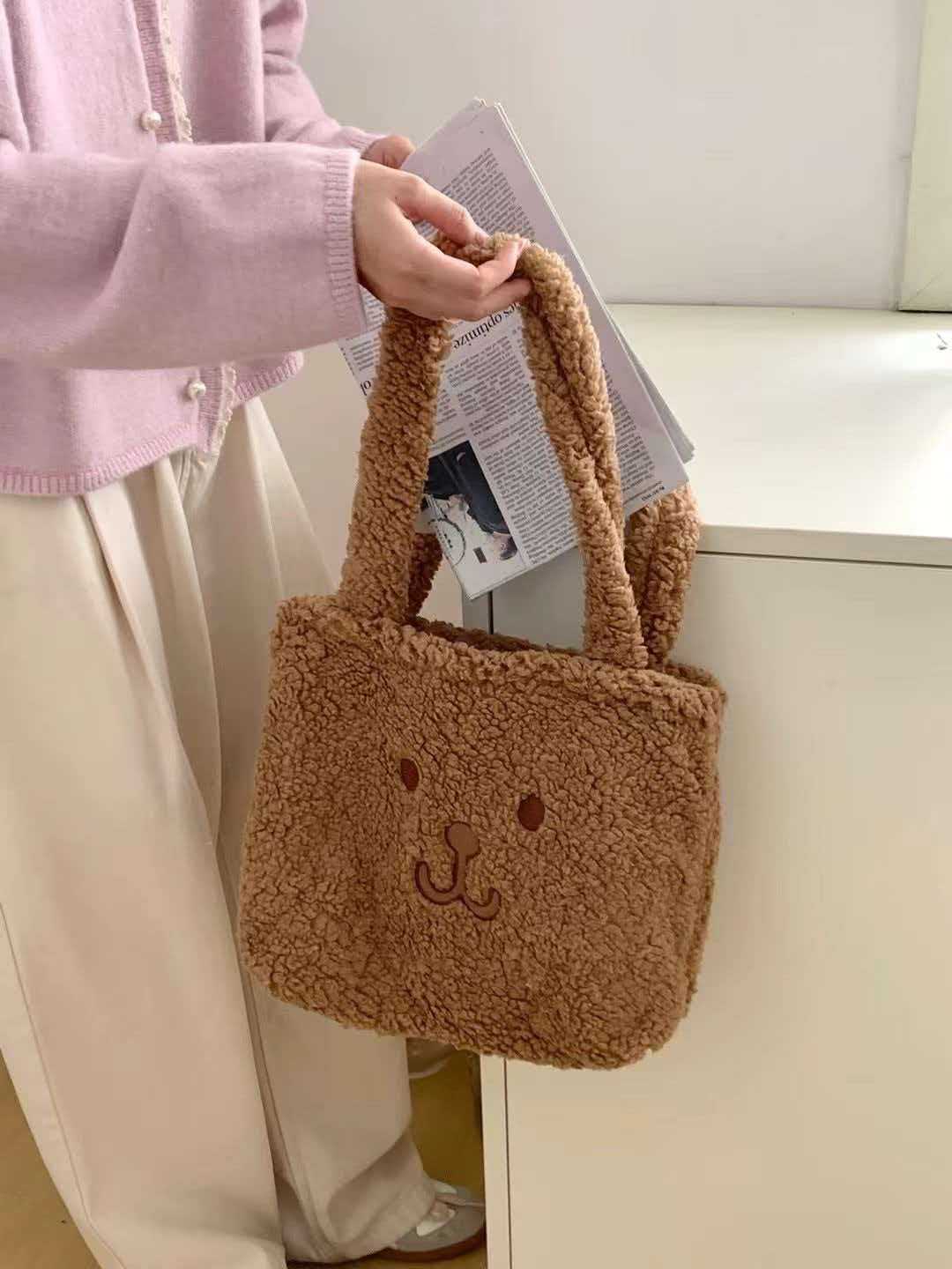 Plush Teddy Bear Tote Bag Stornfield