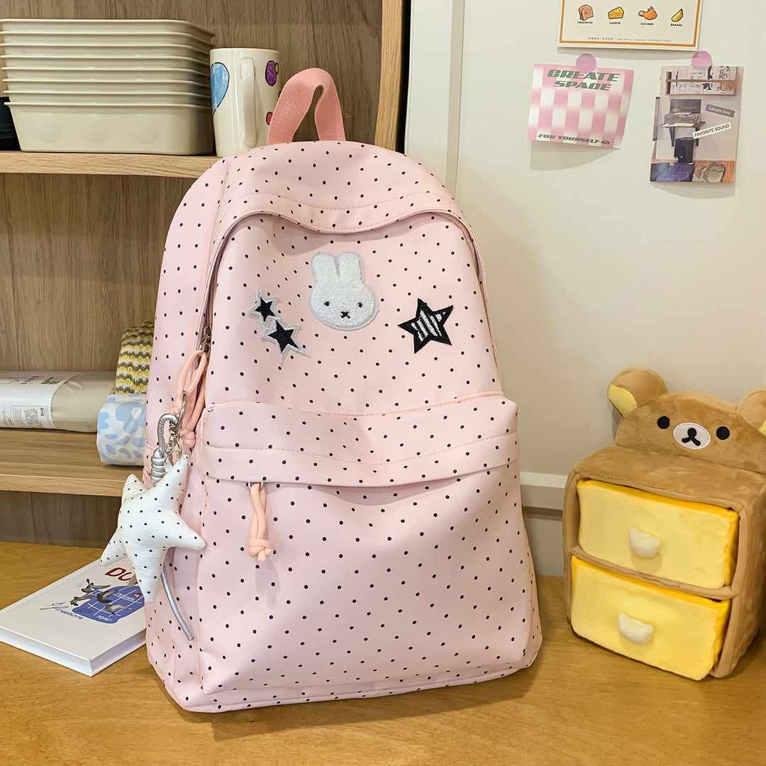 Playful Bunny and Star-Themed Backpack Stornfield