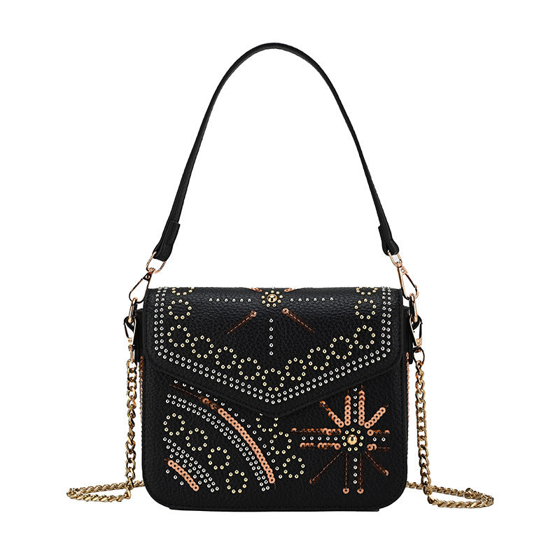 Elegant Decorative Chain Handbag