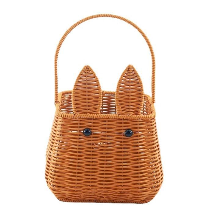 Women's woven basket with cute ears Stornfield