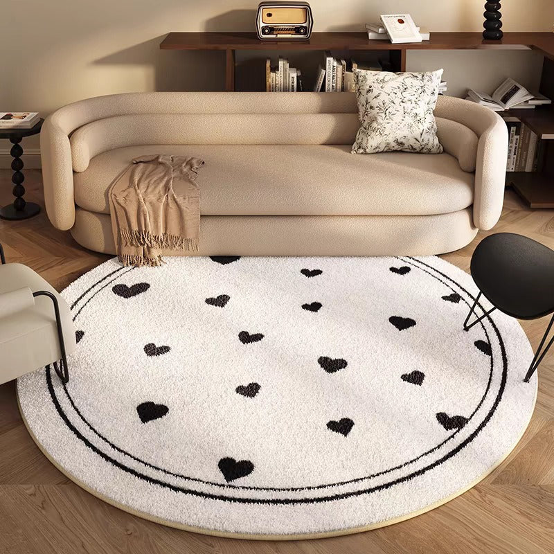 Playful Round Area Rug