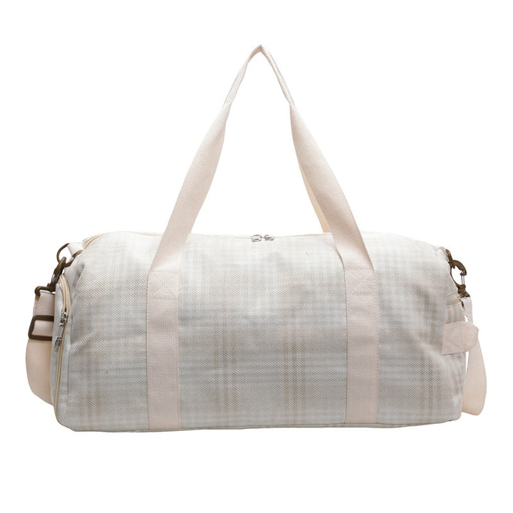 Versatile Checked Travel Duffle Bag Stornfield