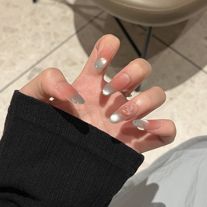 Premium Ocean-Inspired Press-On Nail Extensions Stornfield
