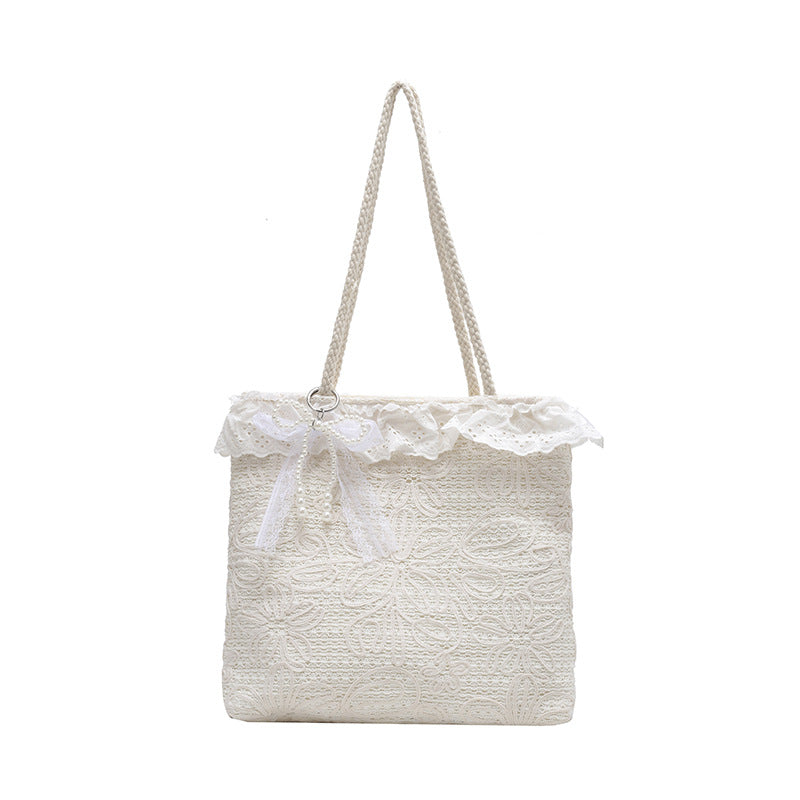 Elegant and Lightweight Handbag with Lace Edge Stornfield