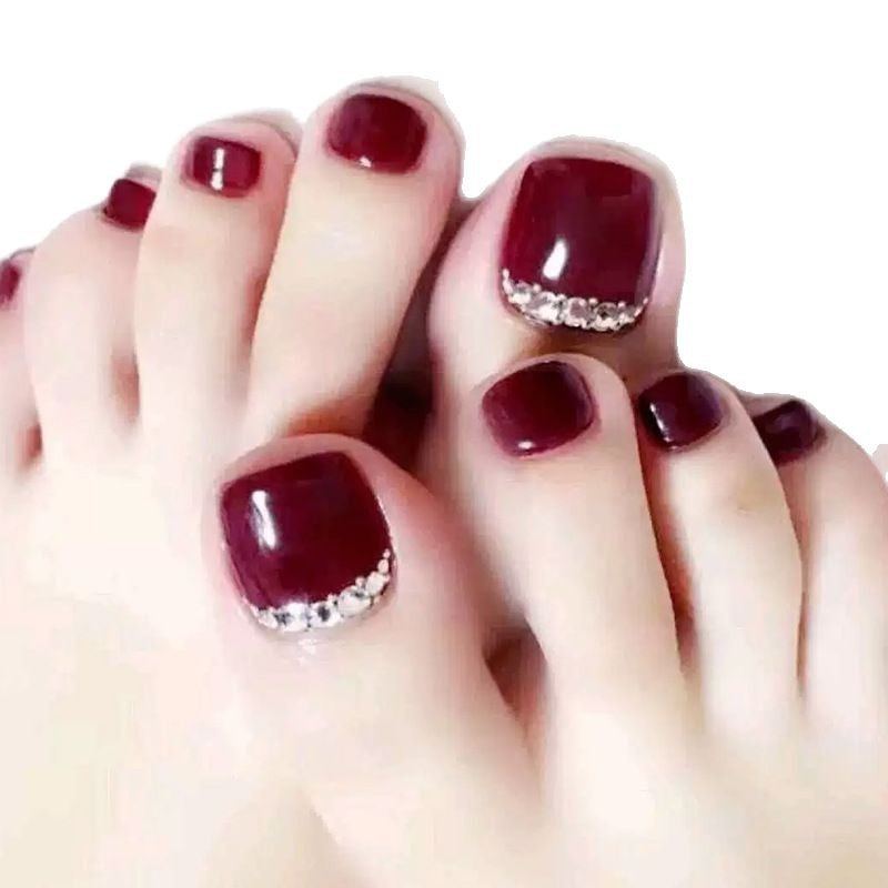 Premium Decorative Press-On Nail Set Stornfield