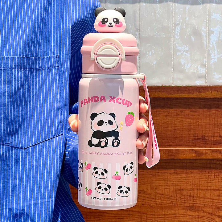 Women's insulated drinking bottle with creative panda design Stornfield
