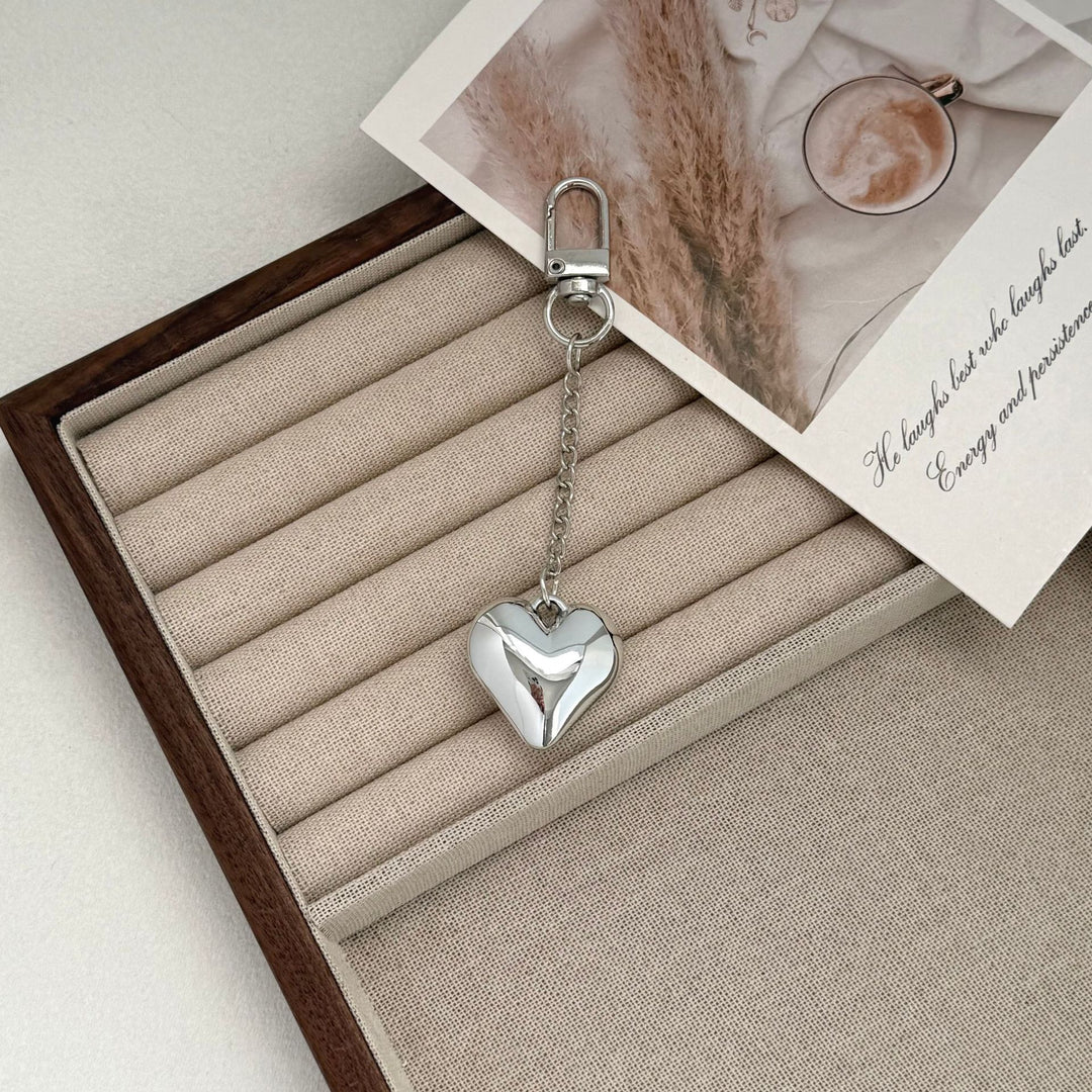 Heart-Shaped Metal Keychain Stornfield