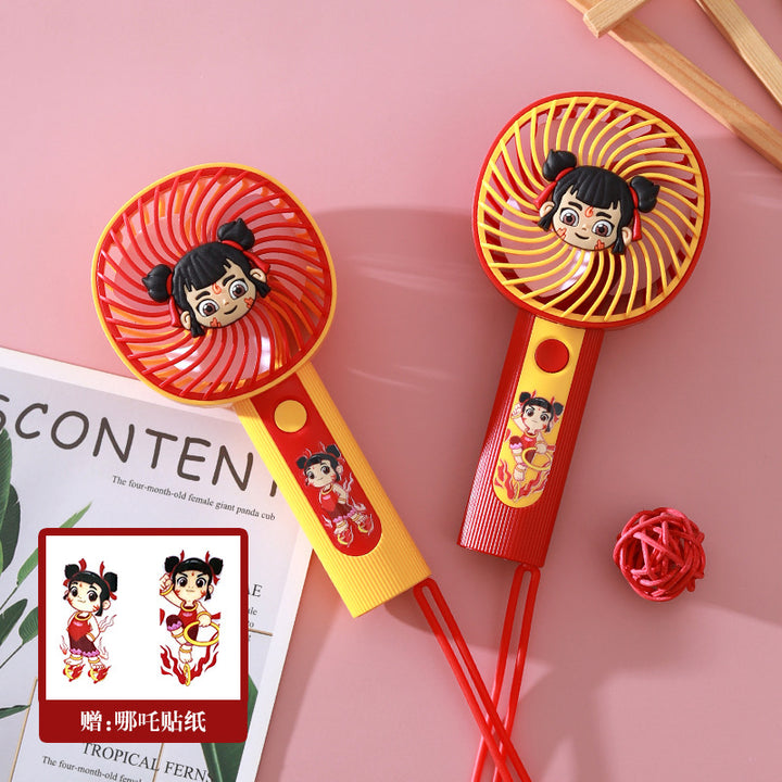 Ladies portable hand fan in playful design Stornfield