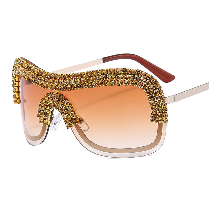 Ladies Glamorous Sunglasses with Sparkling Rhinestone Frame Stornfield