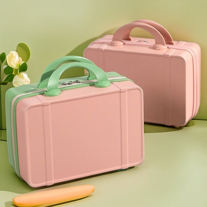 compact hard-shell cosmetic and travel vanity case with dual top handles Stornfield