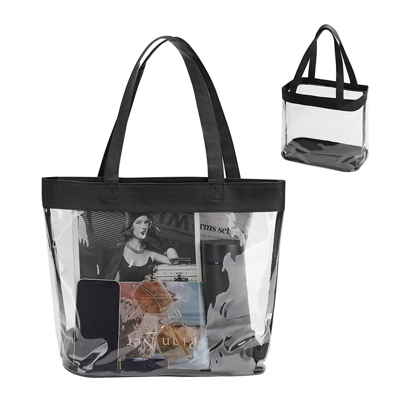Transparent tote bag with removable interior compartment Stornfield