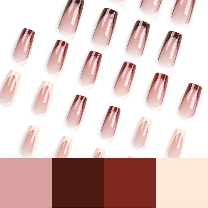 Trendy Art Nails with Elegant Gradient Stornfield