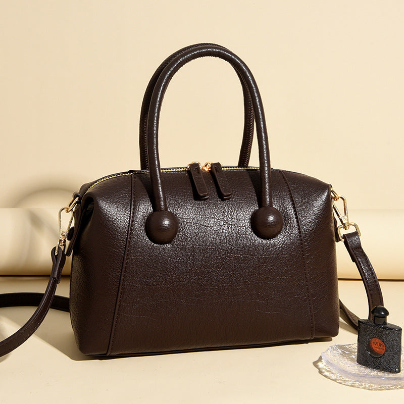 Stylish Textured Handheld Satchel Stornfield