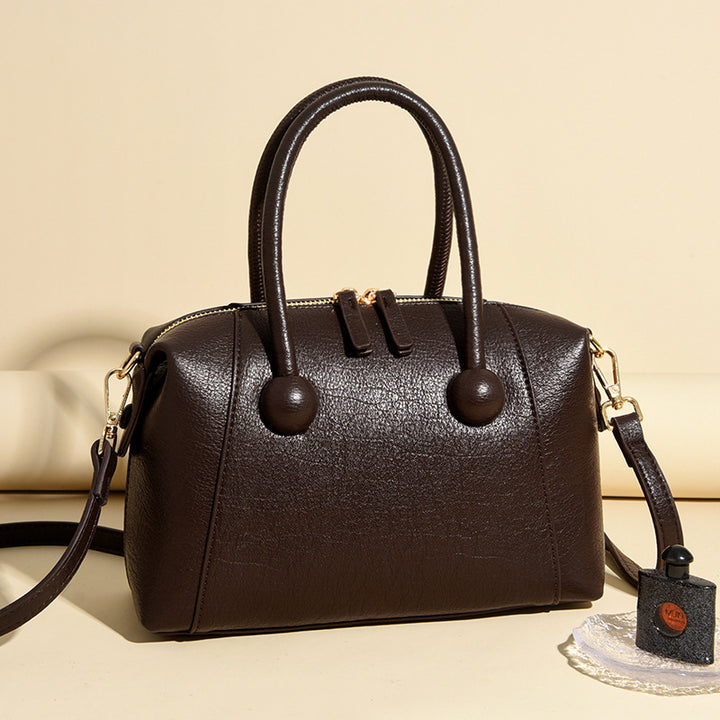 Stylish Textured Handheld Satchel Stornfield