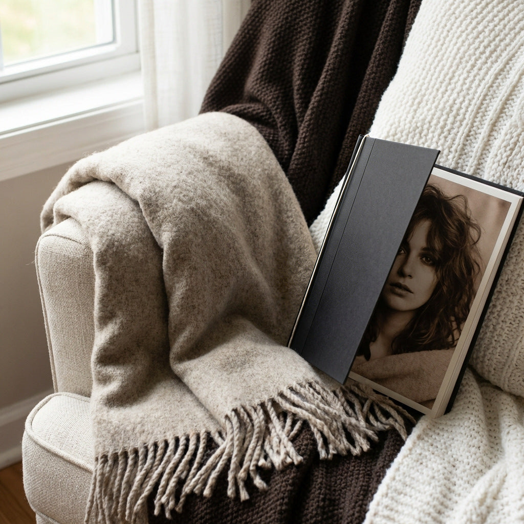 Ladies Elegant Scarf made of soft Cashmere Stornfield