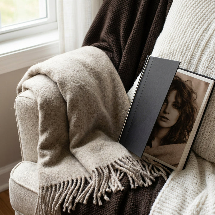 Ladies Elegant Scarf made of soft Cashmere Stornfield