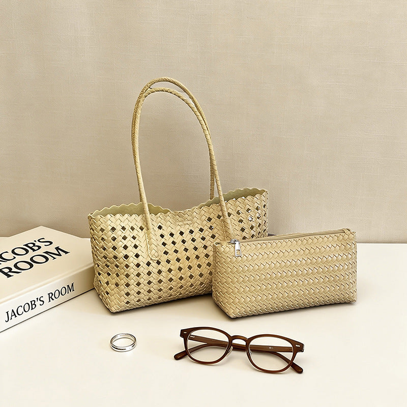 WoHandwoven Straw Market Tote Bag Stornfield