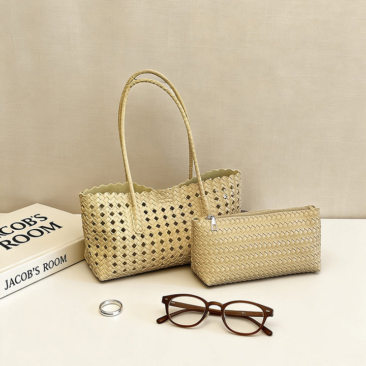 WoHandwoven Straw Market Tote Bag Stornfield
