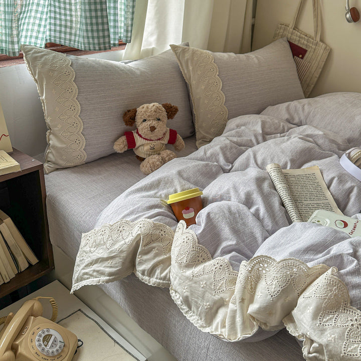 Elegant Embroidered Bedding Set