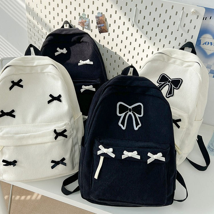 Backpack with Playful Ribbon Design Stornfield