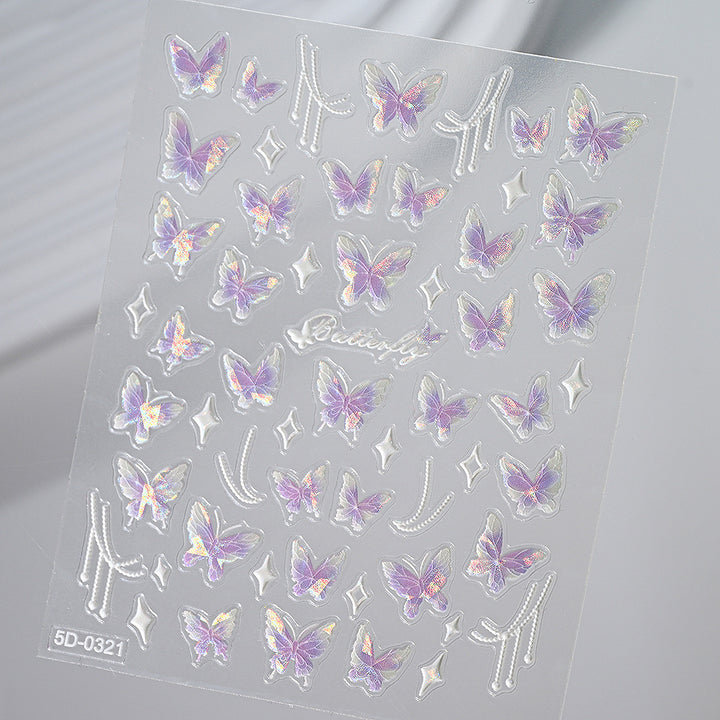 Decorative Butterfly Nail Art Decals