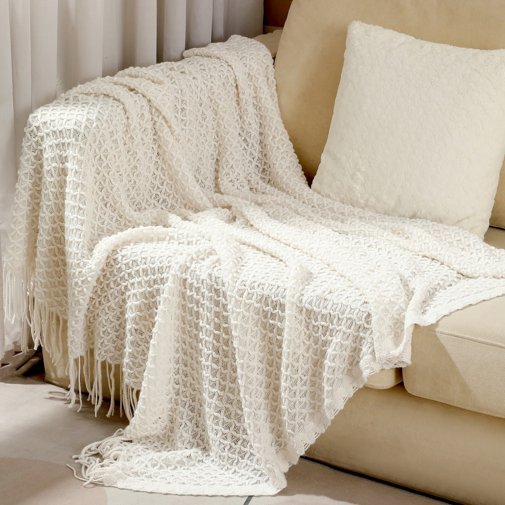 Women elegant structured blanket Stornfield